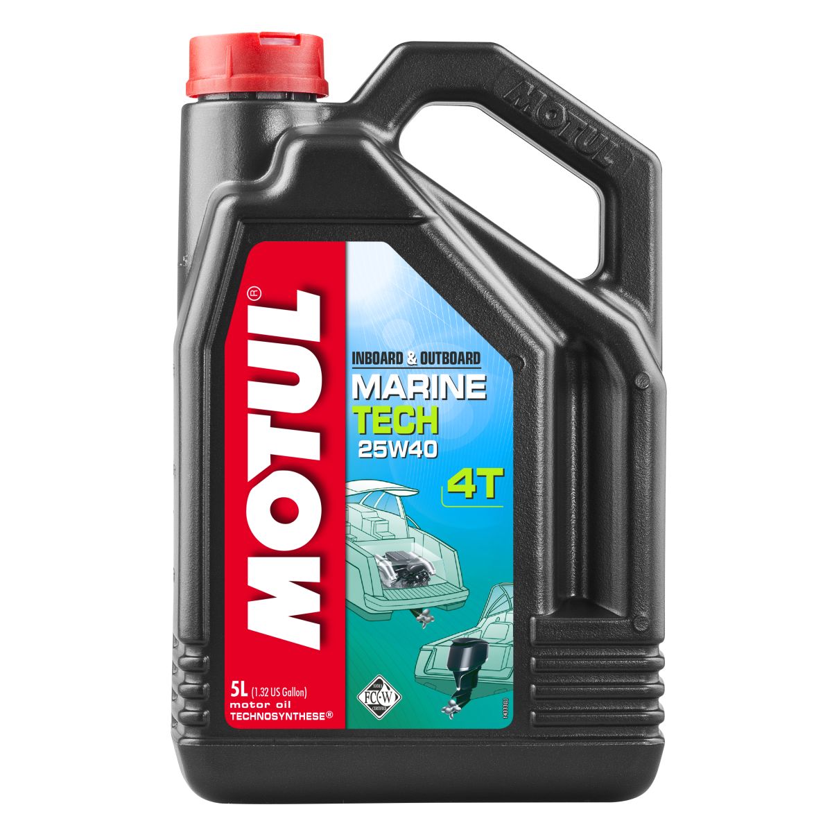 Image of Motorolie  107716 Marine Tech 25W40 5L