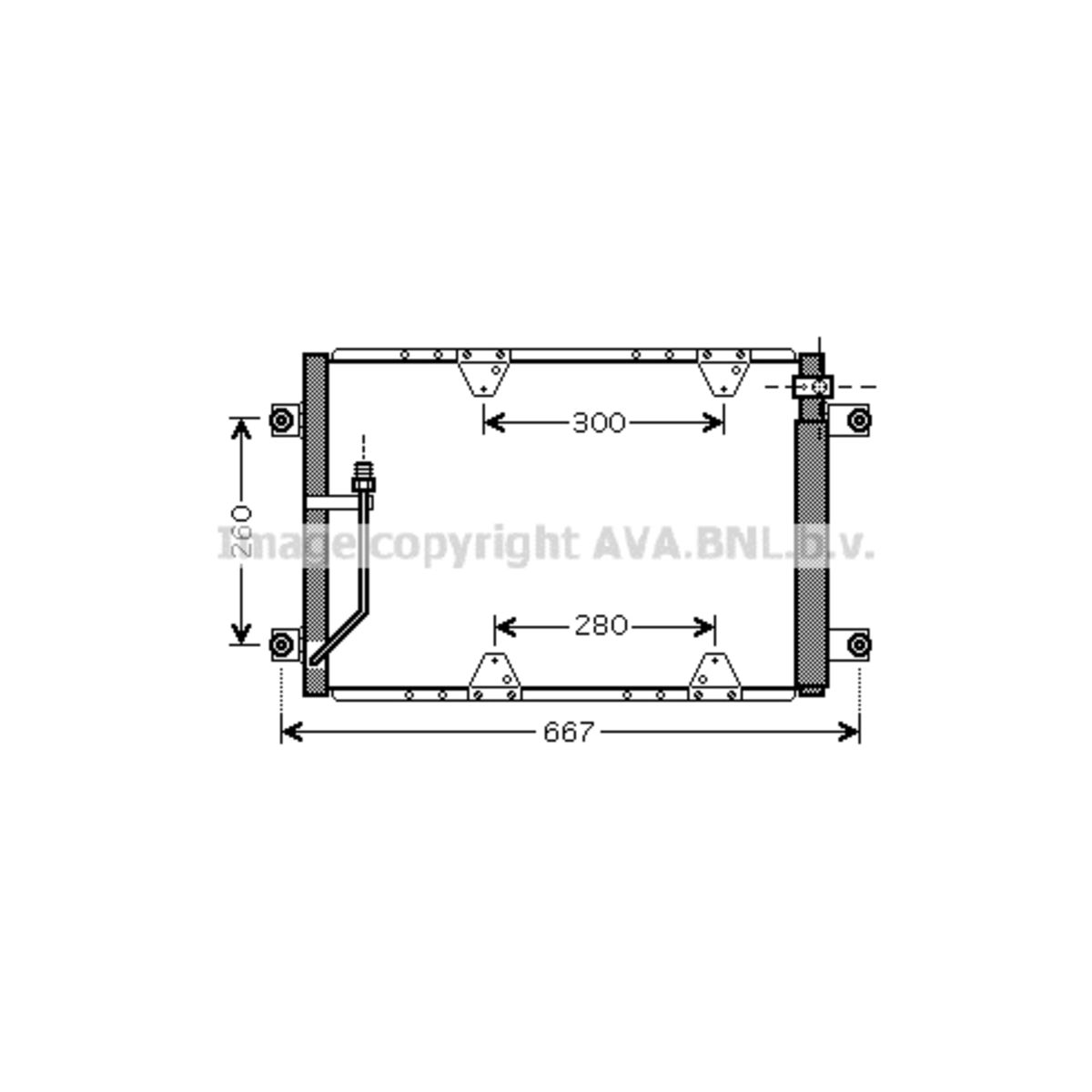Image of Condensator, airconditioning   AVA