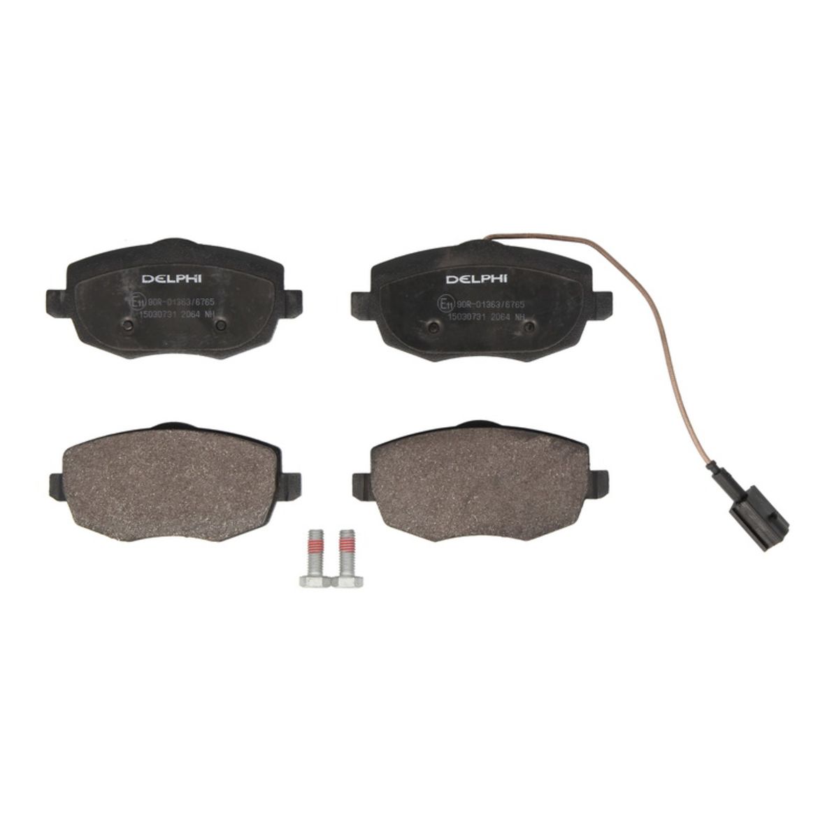 Für DELPHI LP2064 Brake Pad Set, disc brake LP2064 Brake pads set front , fits: - Bild 4