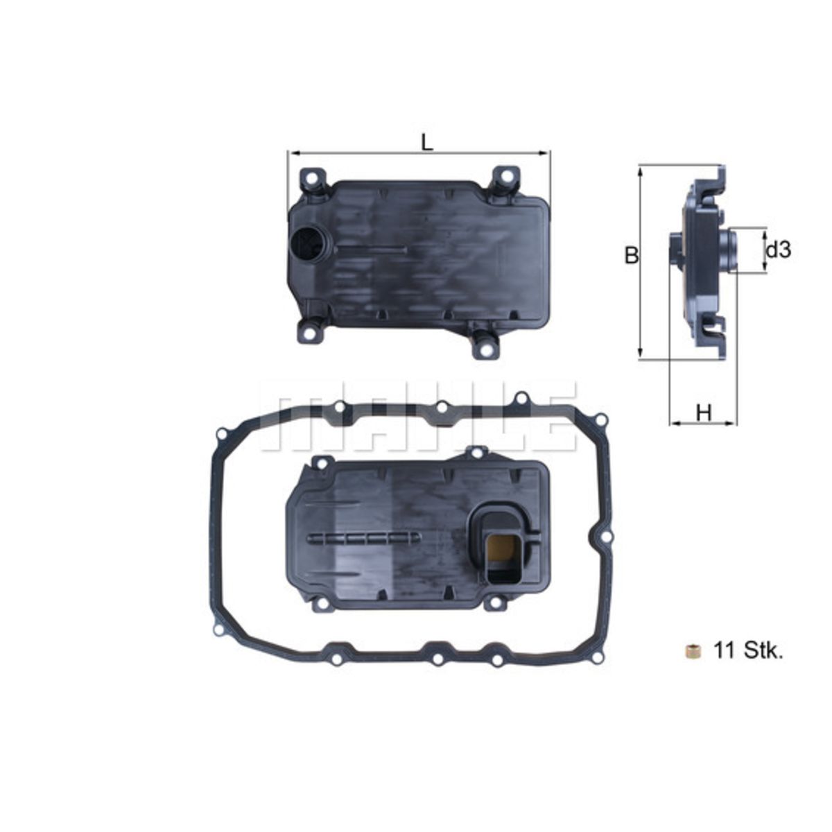 Image of Hydraulisch filter, automatische transmissie