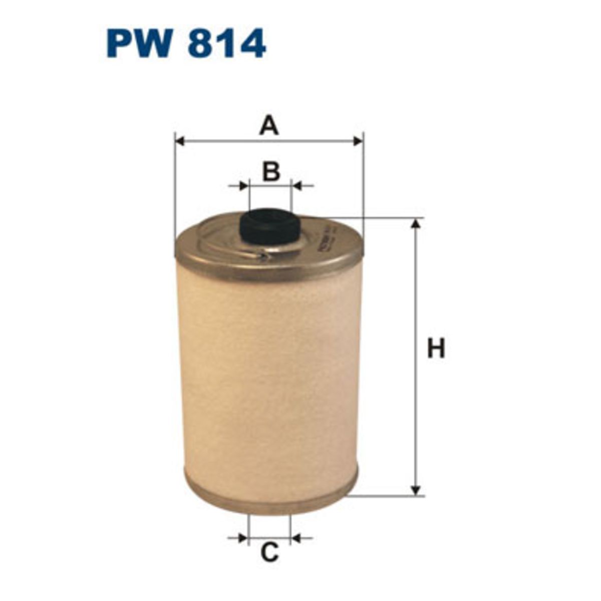 Kraftstofffilter FILTRON PW814 für Mercedes-Benz