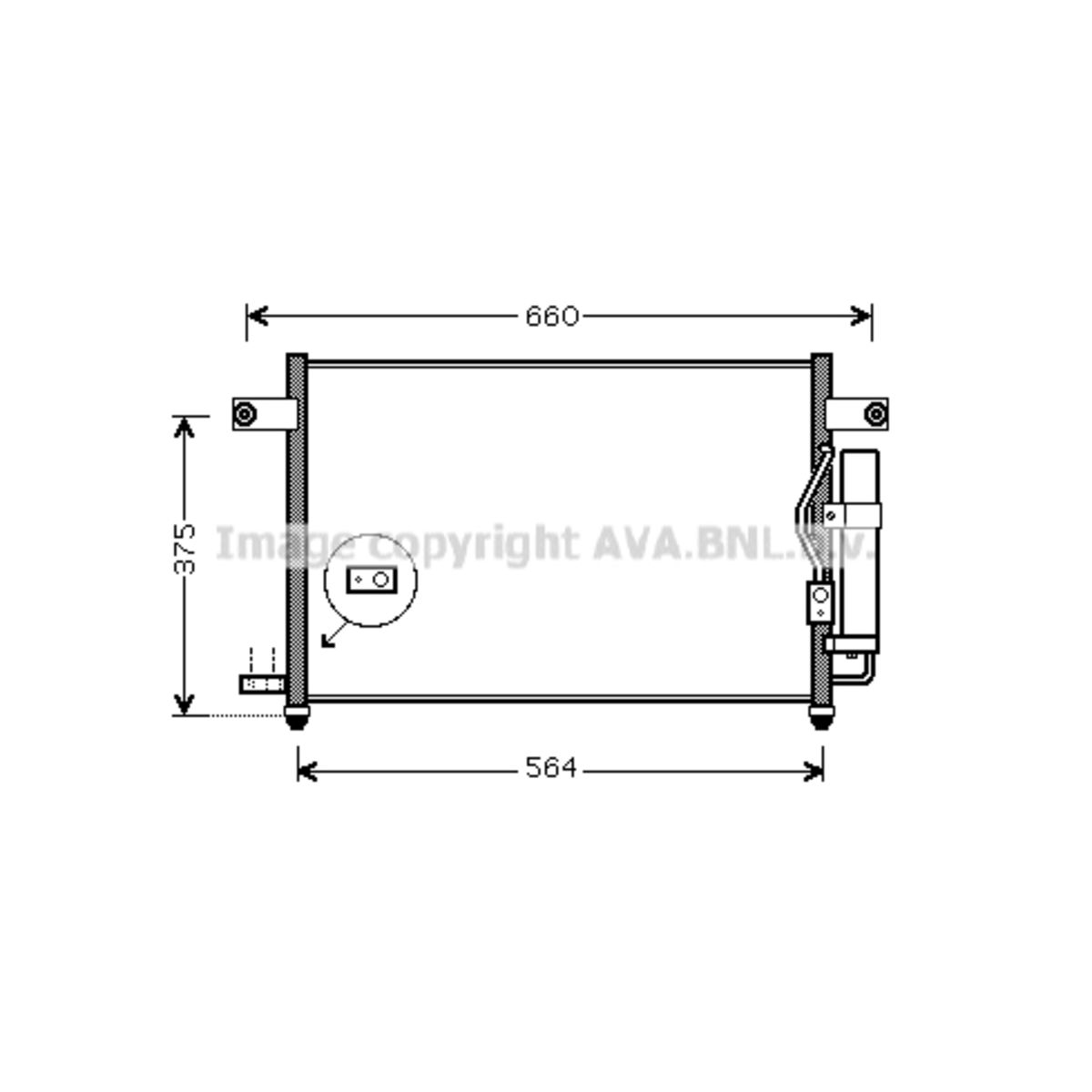 Image of Condensator, airconditioning   AVA