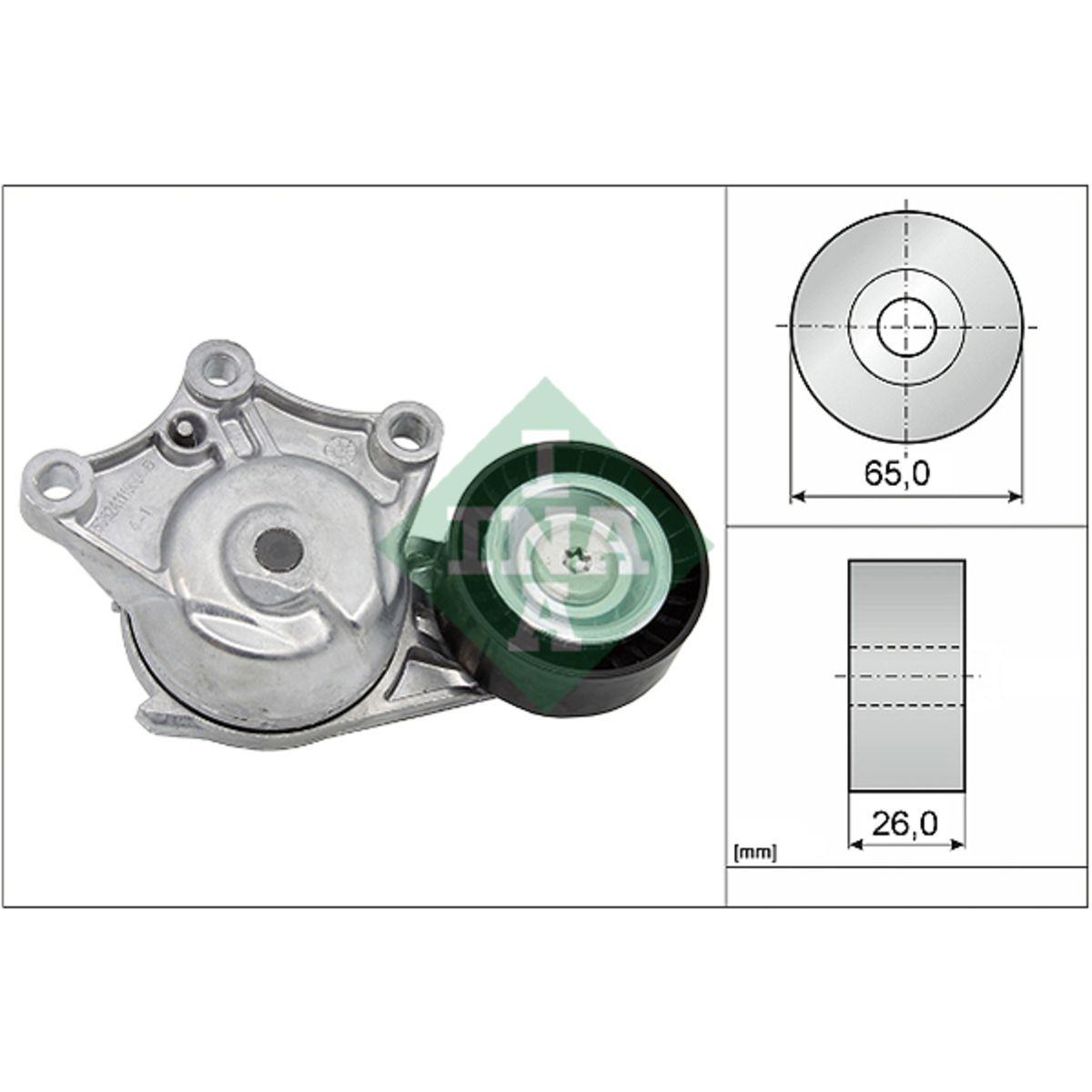 Tendicinghia, cinghia a V INA 534 0428 10