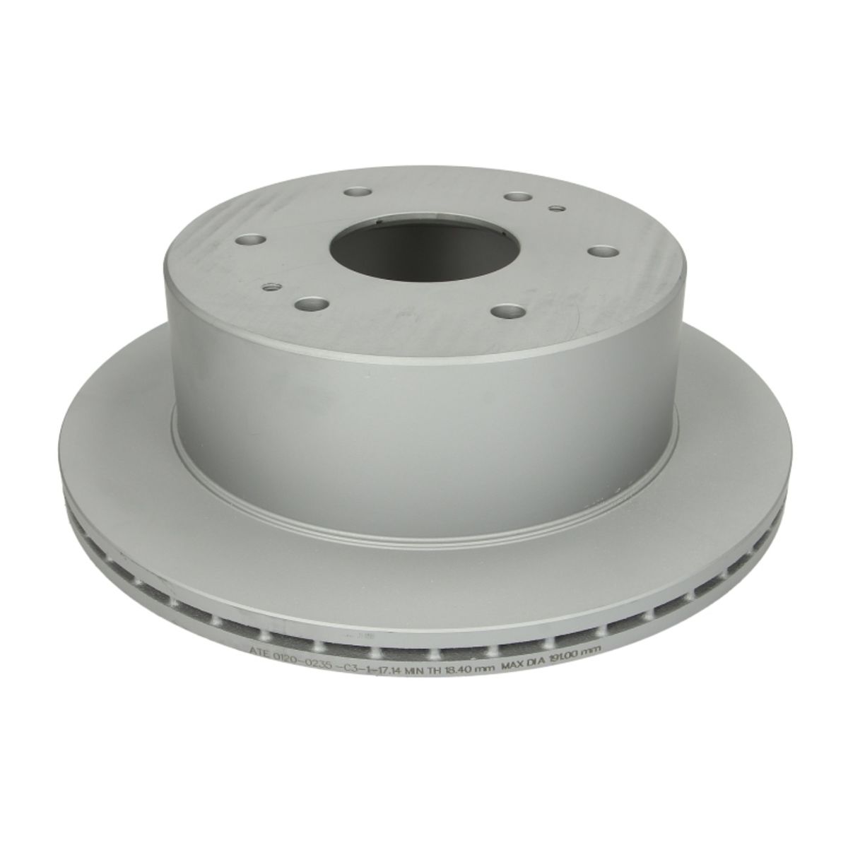 Bremsscheibe ATE 24.0120-0235.1 hinten, bel&uuml;ftet, 1 St&uuml;ck
