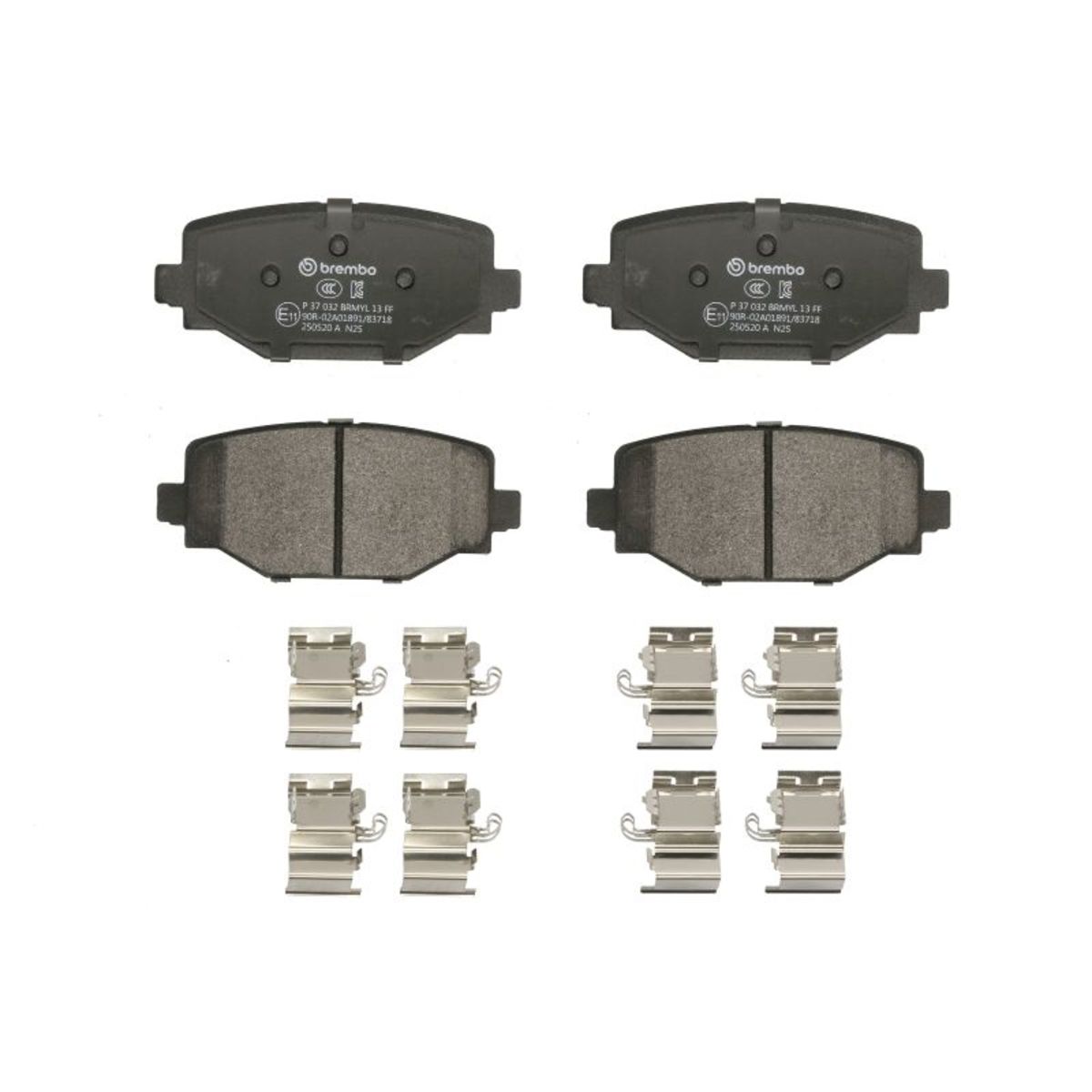 Brembo Bremsbelagsatz P 032 Größe 37 P 37 032