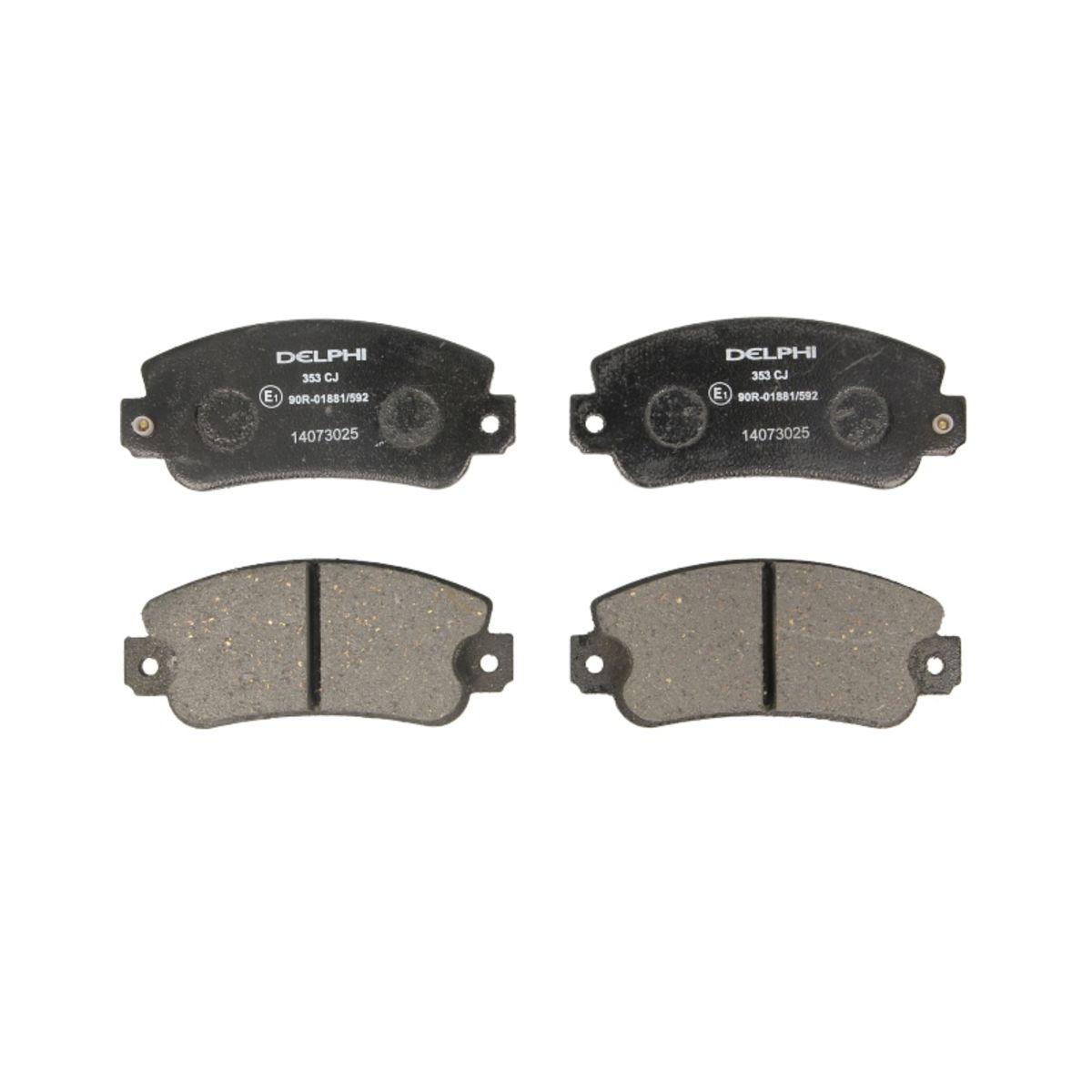 Delphi Set Di Pastiglie Freno Lp353, Anteriore