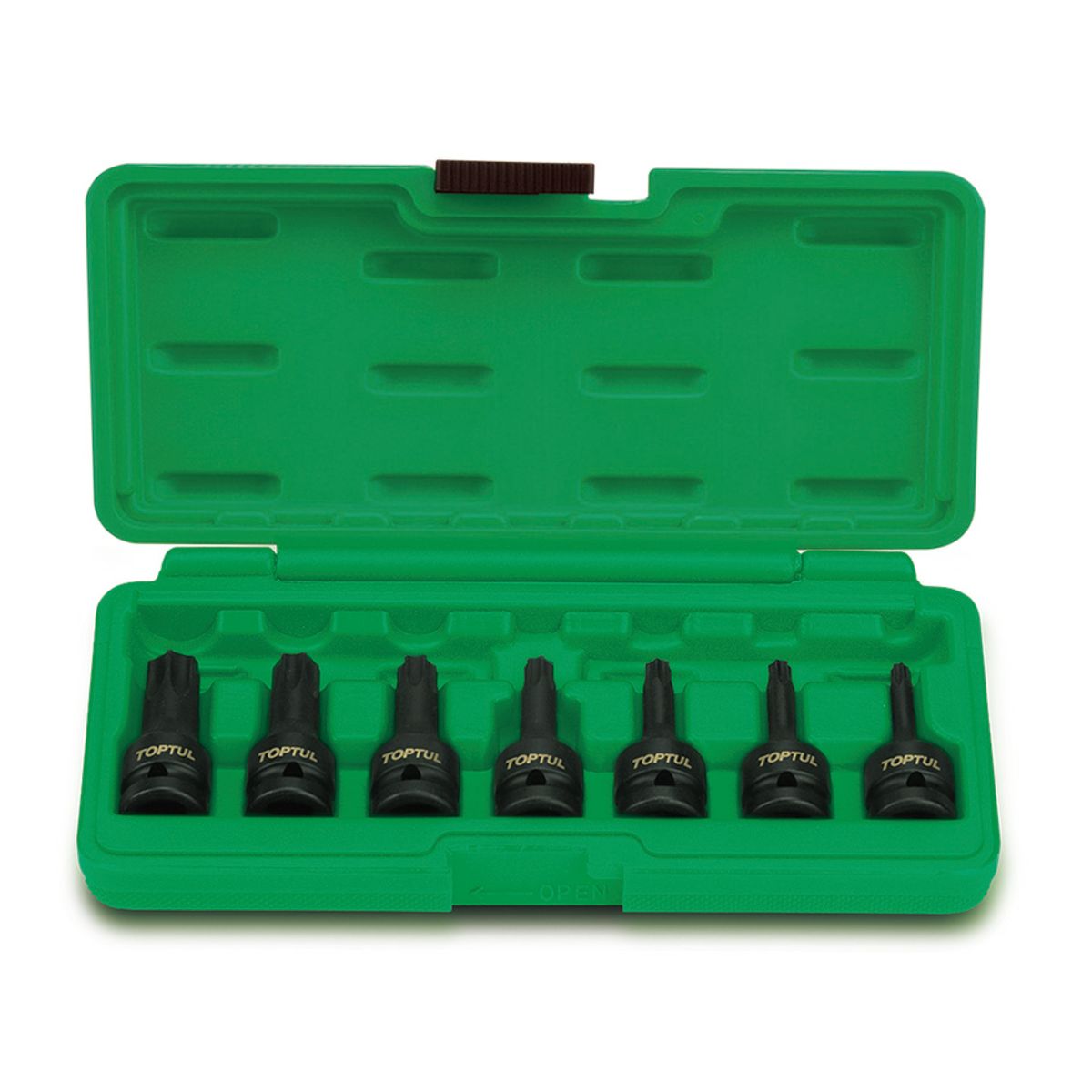 Image of TORX Schlag-Dopsleutel Satz  1/2 T30,T40,T45,T50,T55,T60,T70