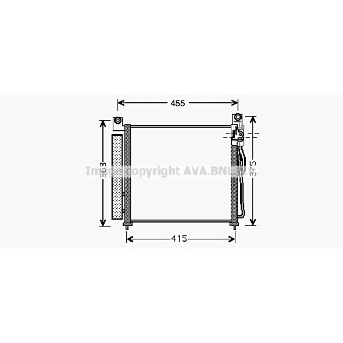 Image of Condensator, airconditioning   AVA