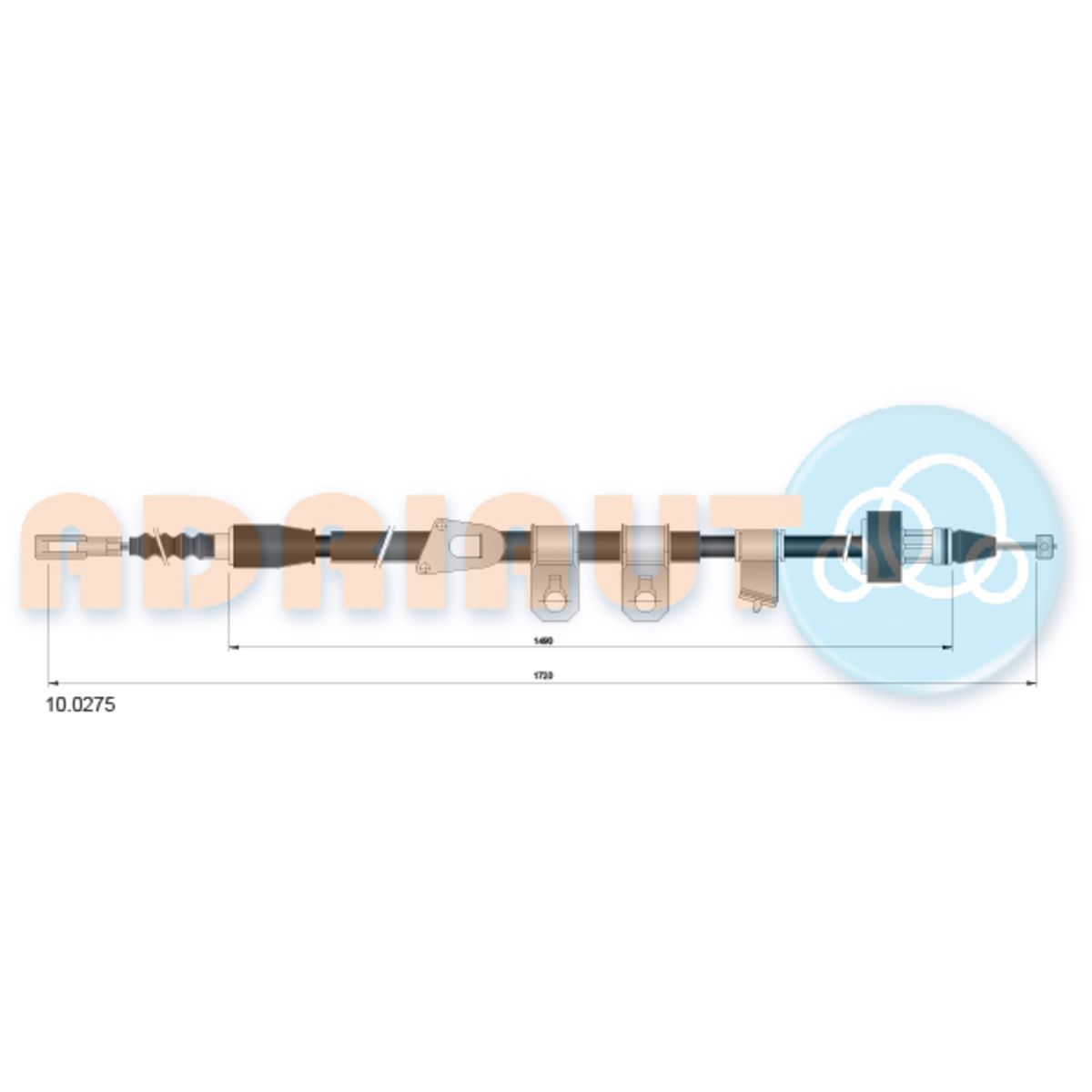 Image of Kabel, parkeerrem  AD