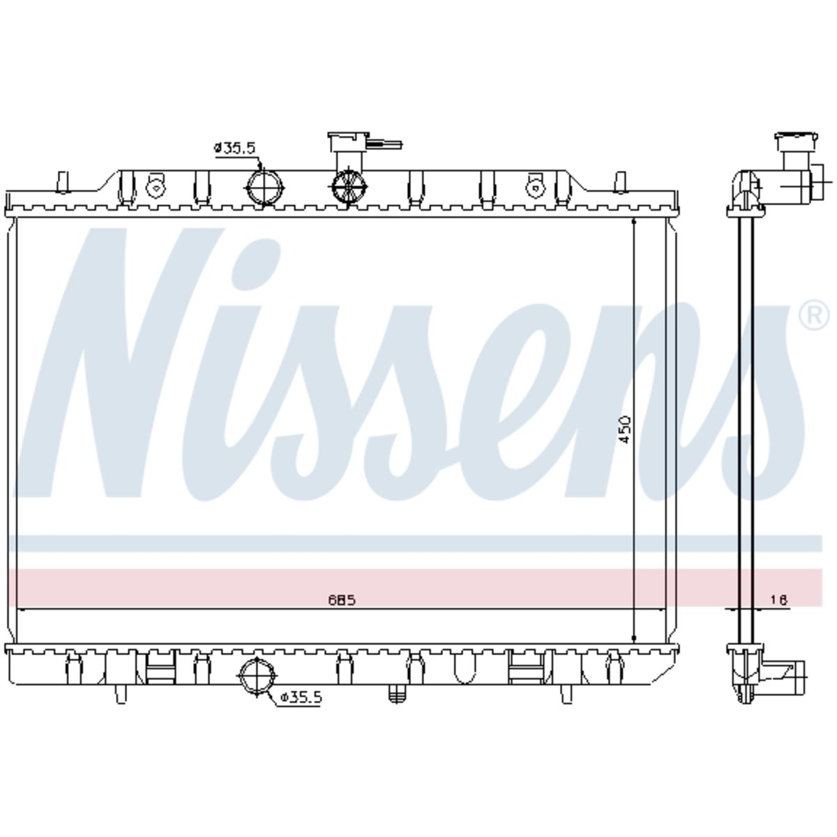 Image of Radiator, motorkoeling