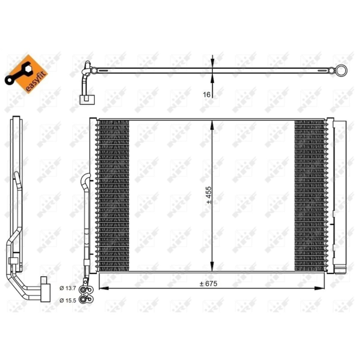 Nrf Condensator, Airconditioning 350324