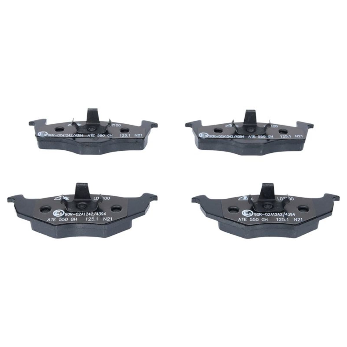 Bremsbelagsatz ATE 13.0470-7100.2, Vorne, Keramik