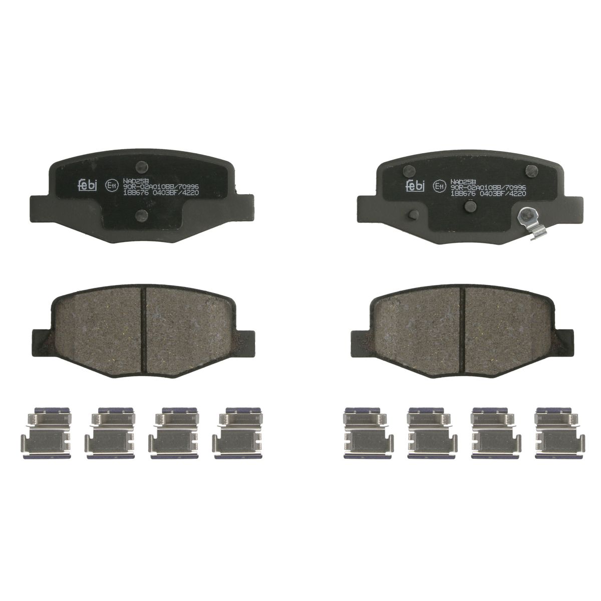 Bremsbelagsatz FEBI BILSTEIN 188676