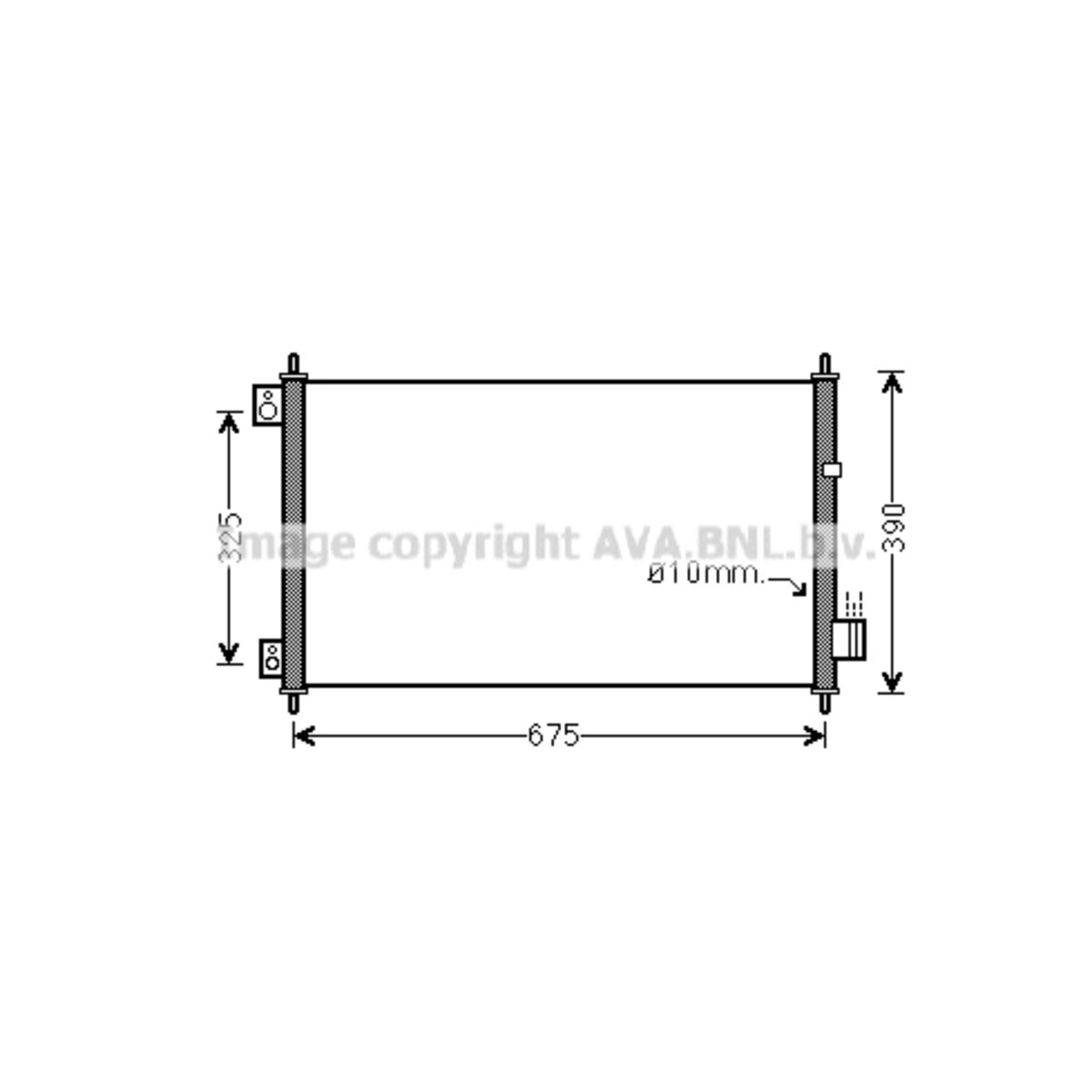 Image of Condensator, airconditioning   AVA
