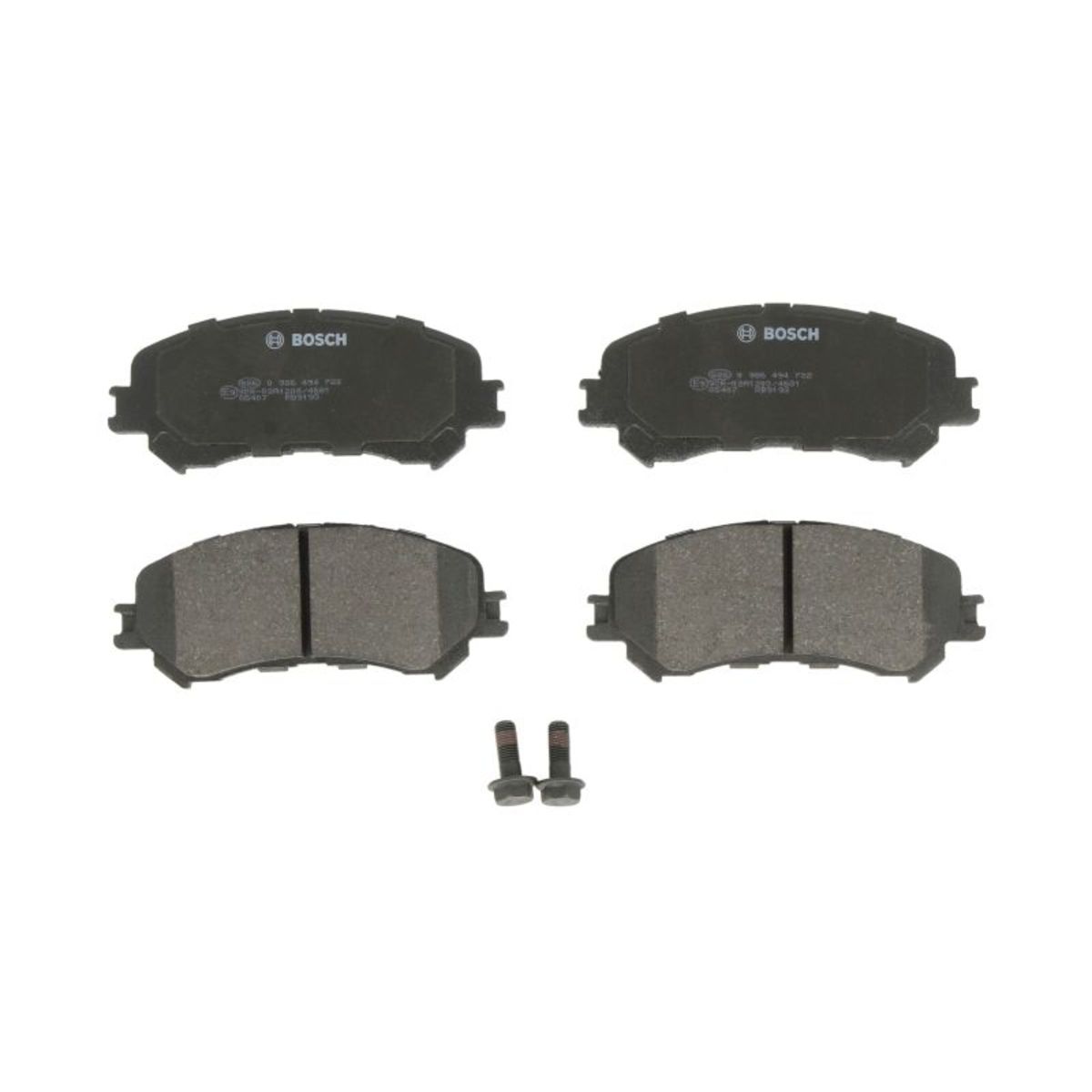 Bosch Kit Pastiglie Freno, Freno A Disco 0 986 494 722 - Immagine 6