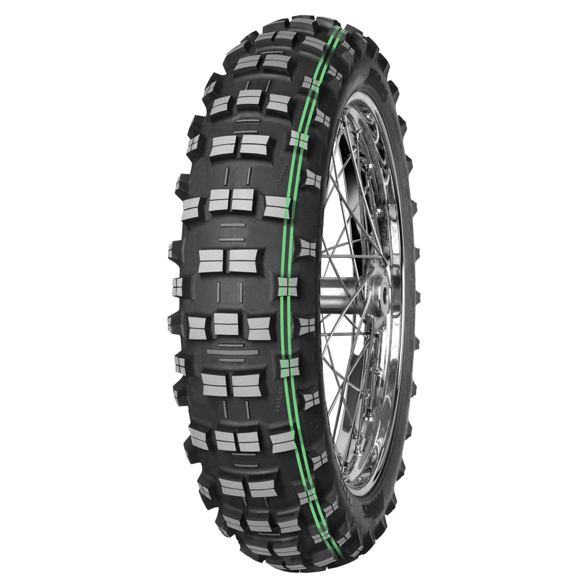 Image of TERRA FORCE-EH SUPER SOFT DOUBLE GREEN 120/90-18 TT, Motorbanden achter