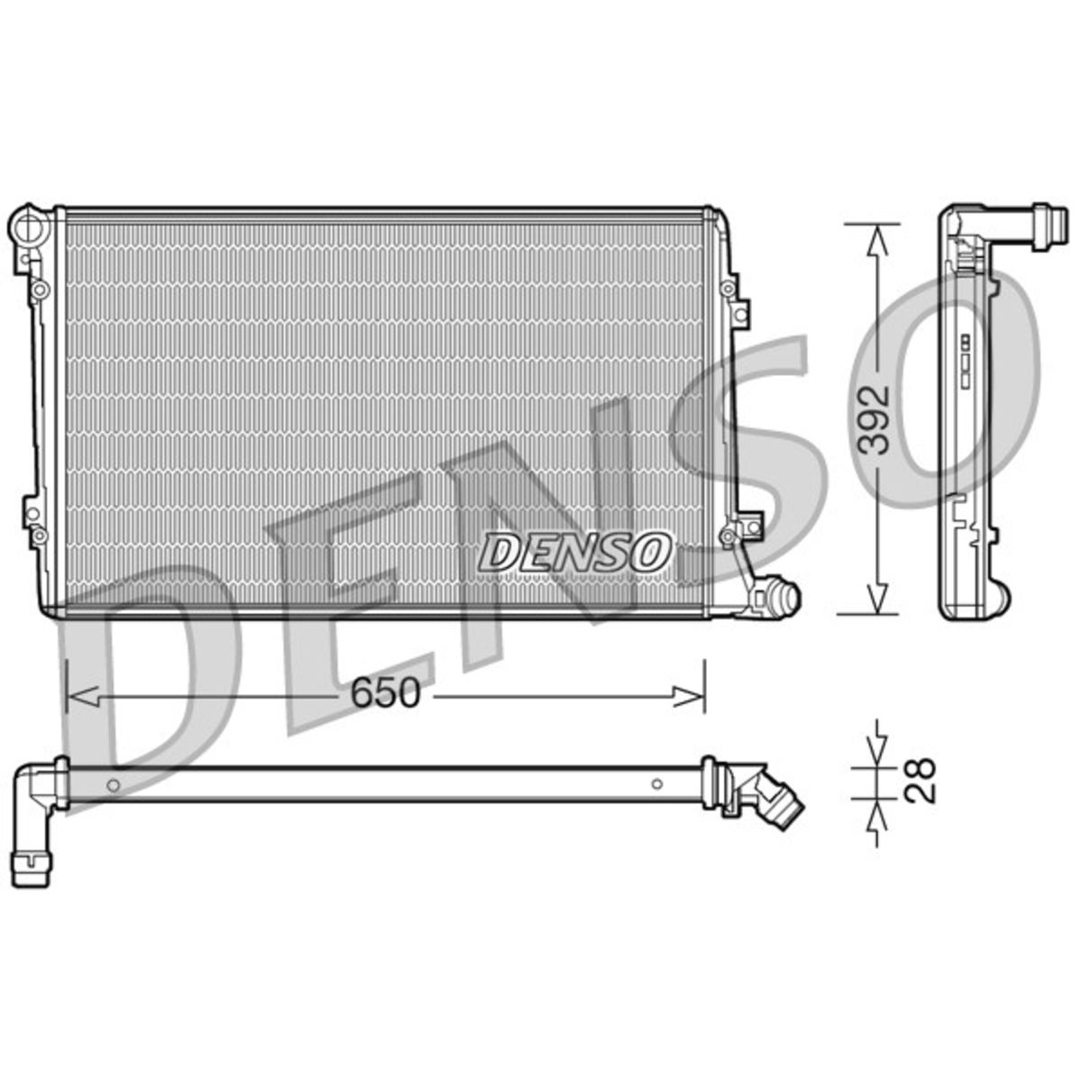 Radiator, motorkoeling