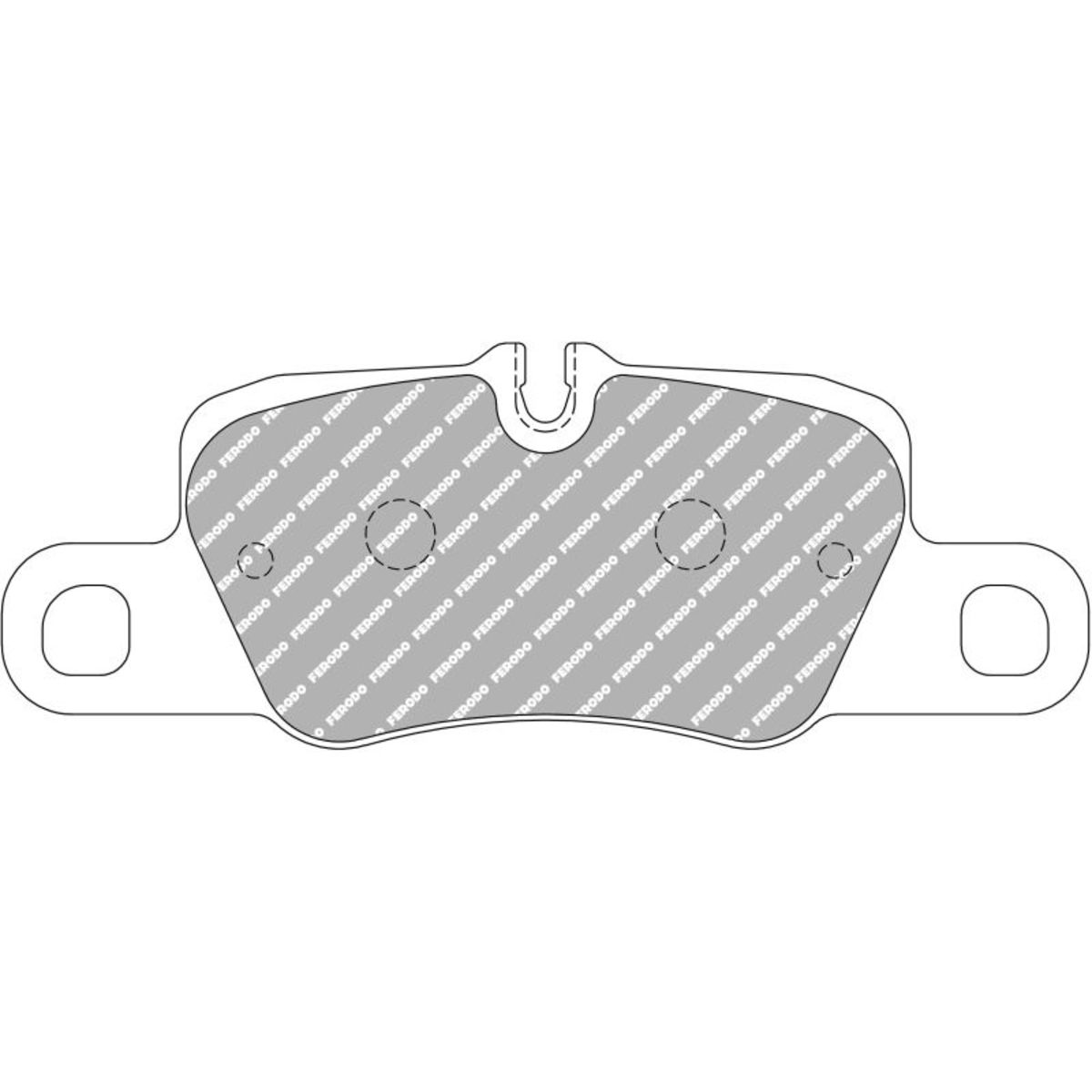 Jeu de plaquettes de frein FERODO FCP4713G