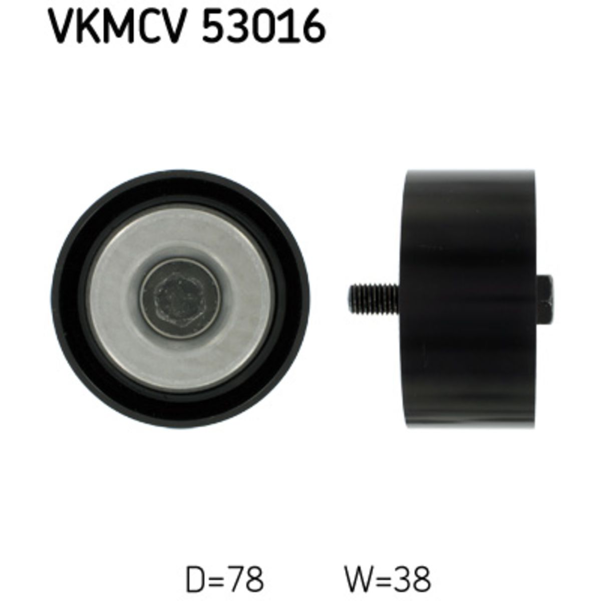 Image of Rondsel/geleiderpoelie, V-riem