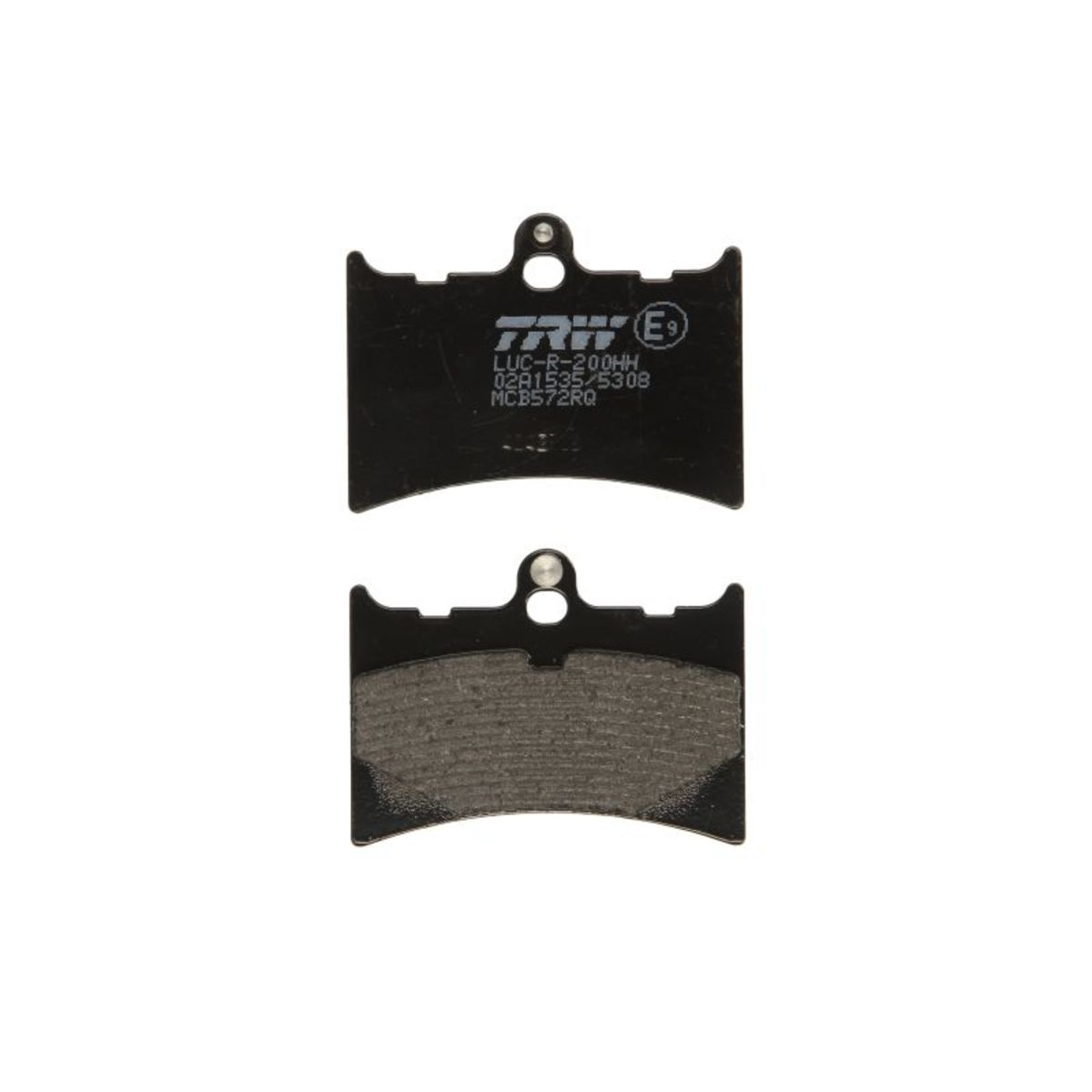 Jeu de plaquettes de frein TRW MCB572 sans homologation routière