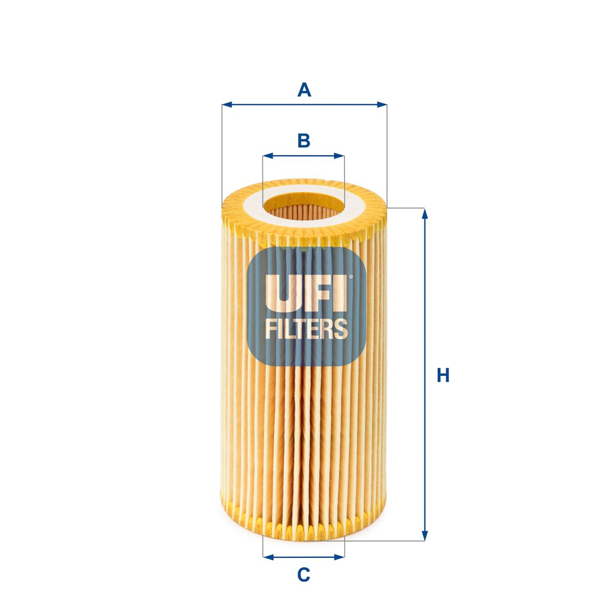 Ufi Ölfilter Größe 25 25.039.00