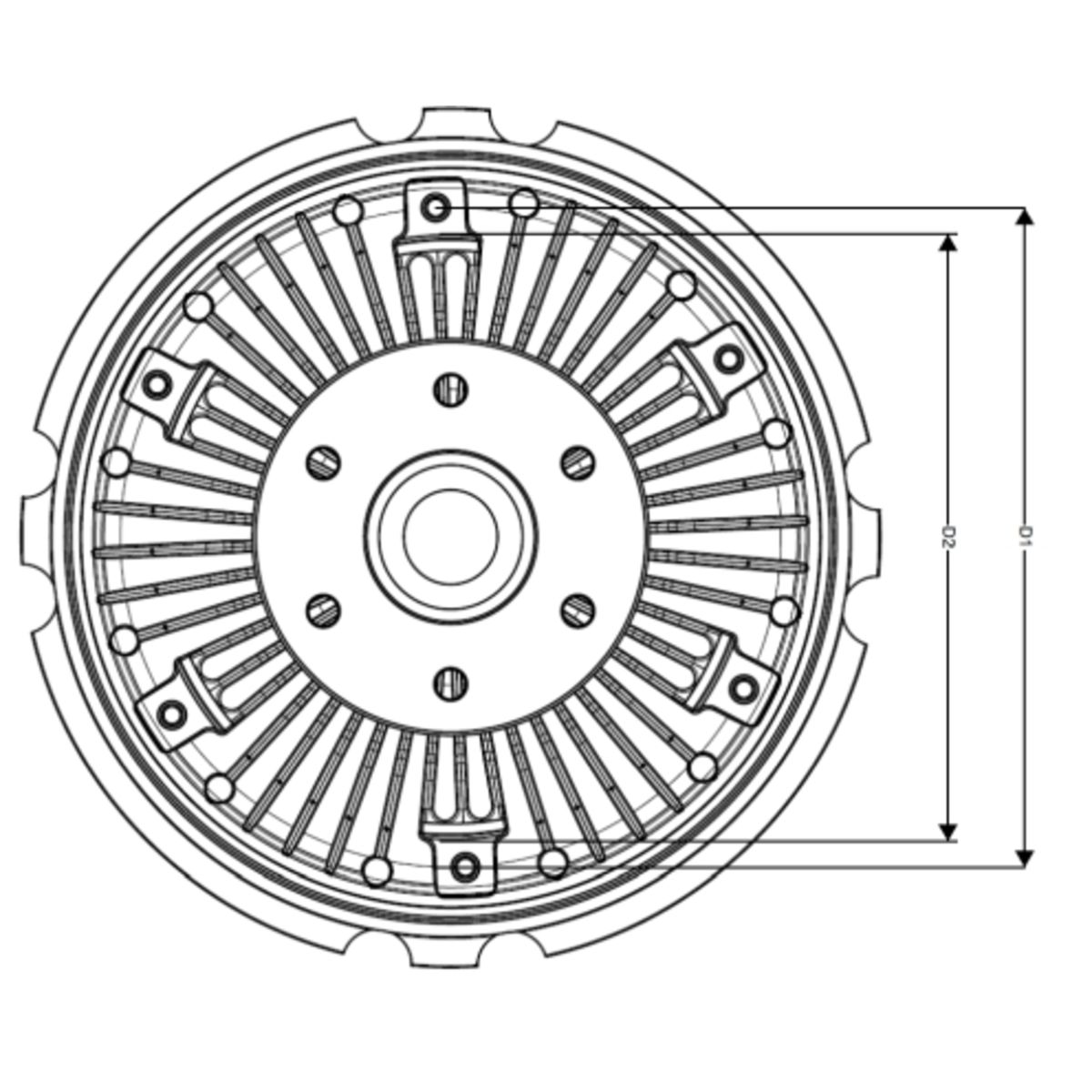 Nrf Embrague De Ventilador 49091
