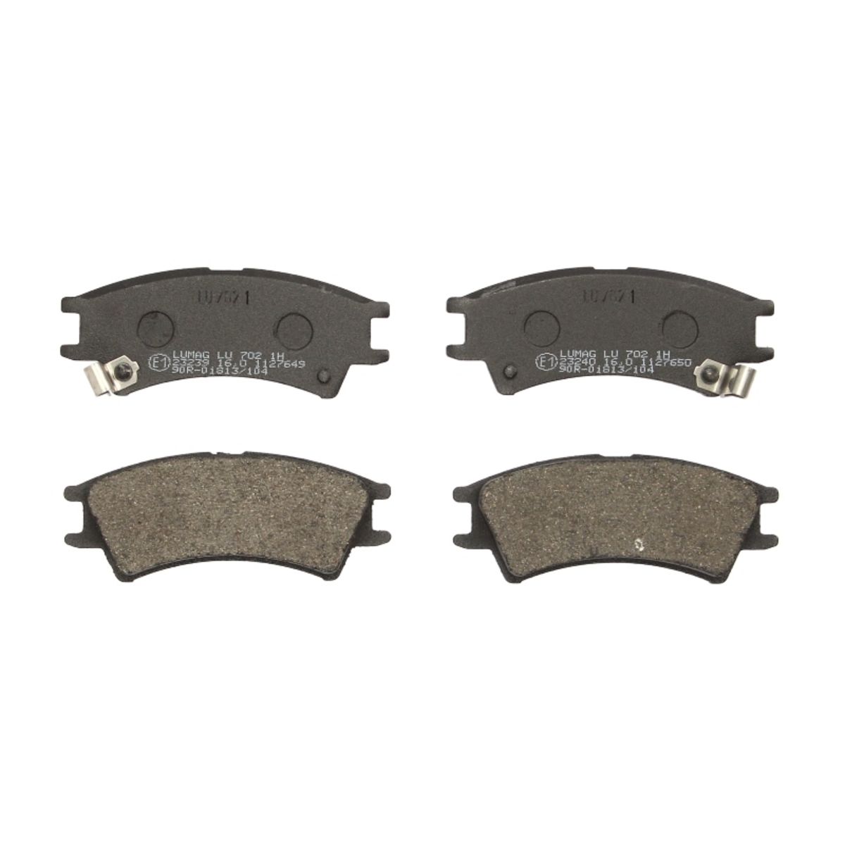 Bremsbelagsatz, Scheibenbremse BRECK 23238 00 702 10