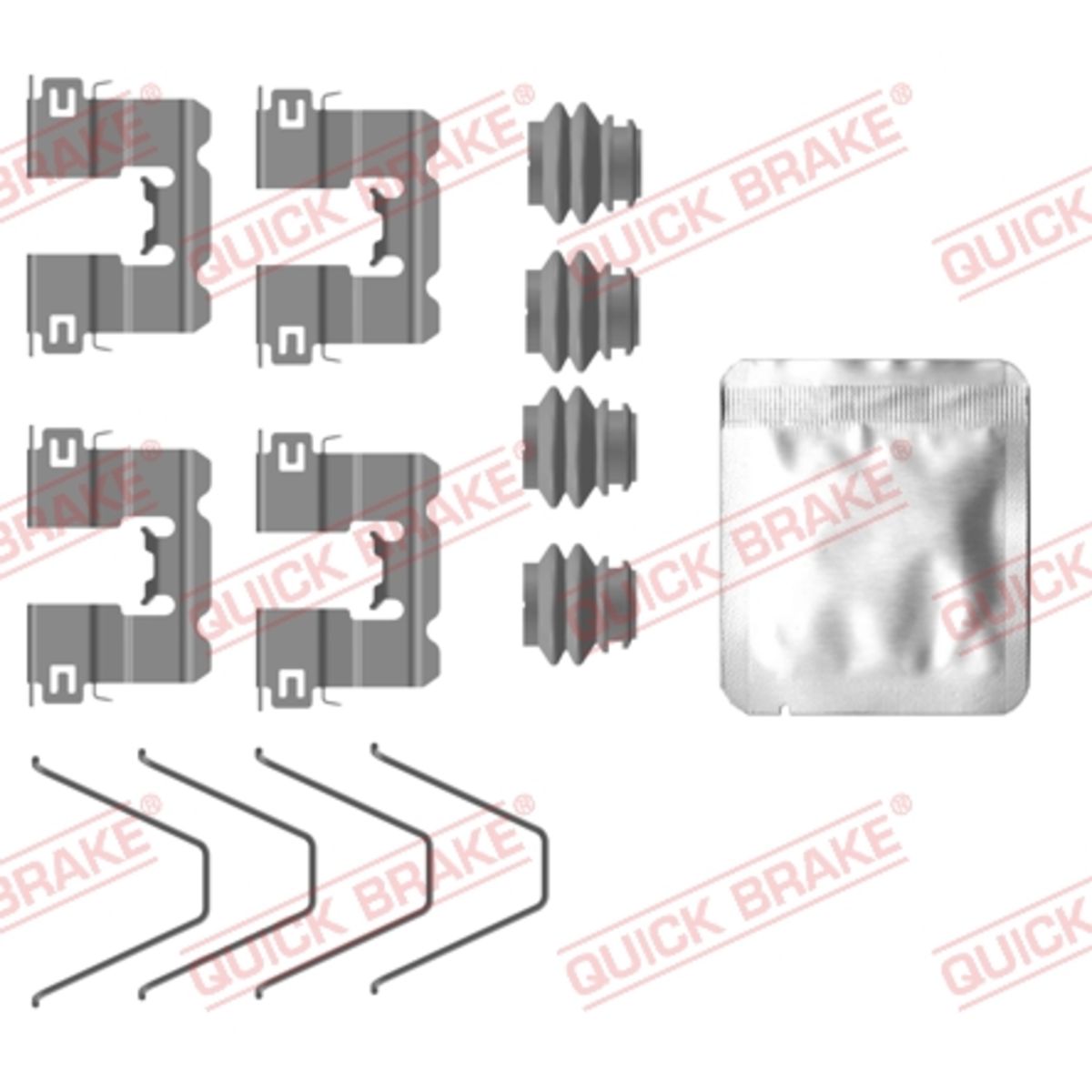 Quick Brake Kit D'accessoires, Plaquette De Frein 109-0137