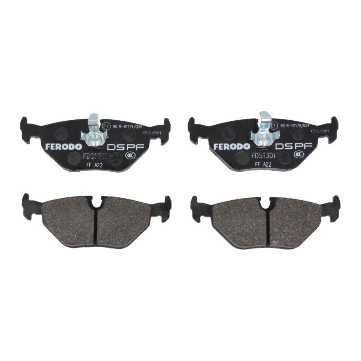 Jeu de plaquettes de frein FERODO Performance FDS1301, arrière
