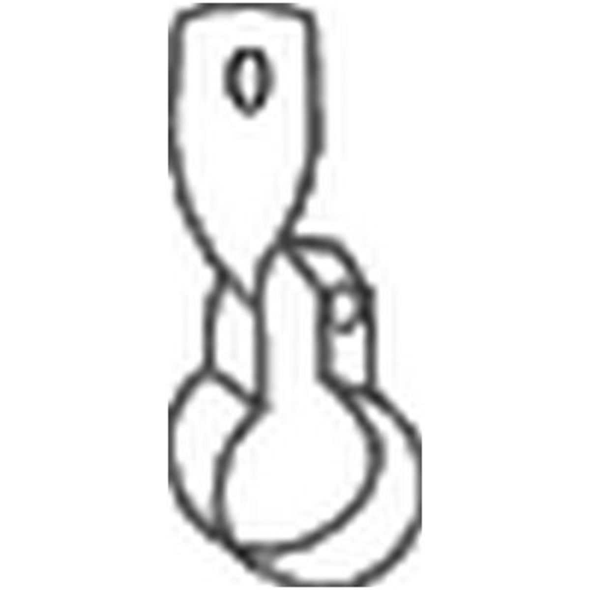 Image of Uitlaatsysteem, houder  251-037