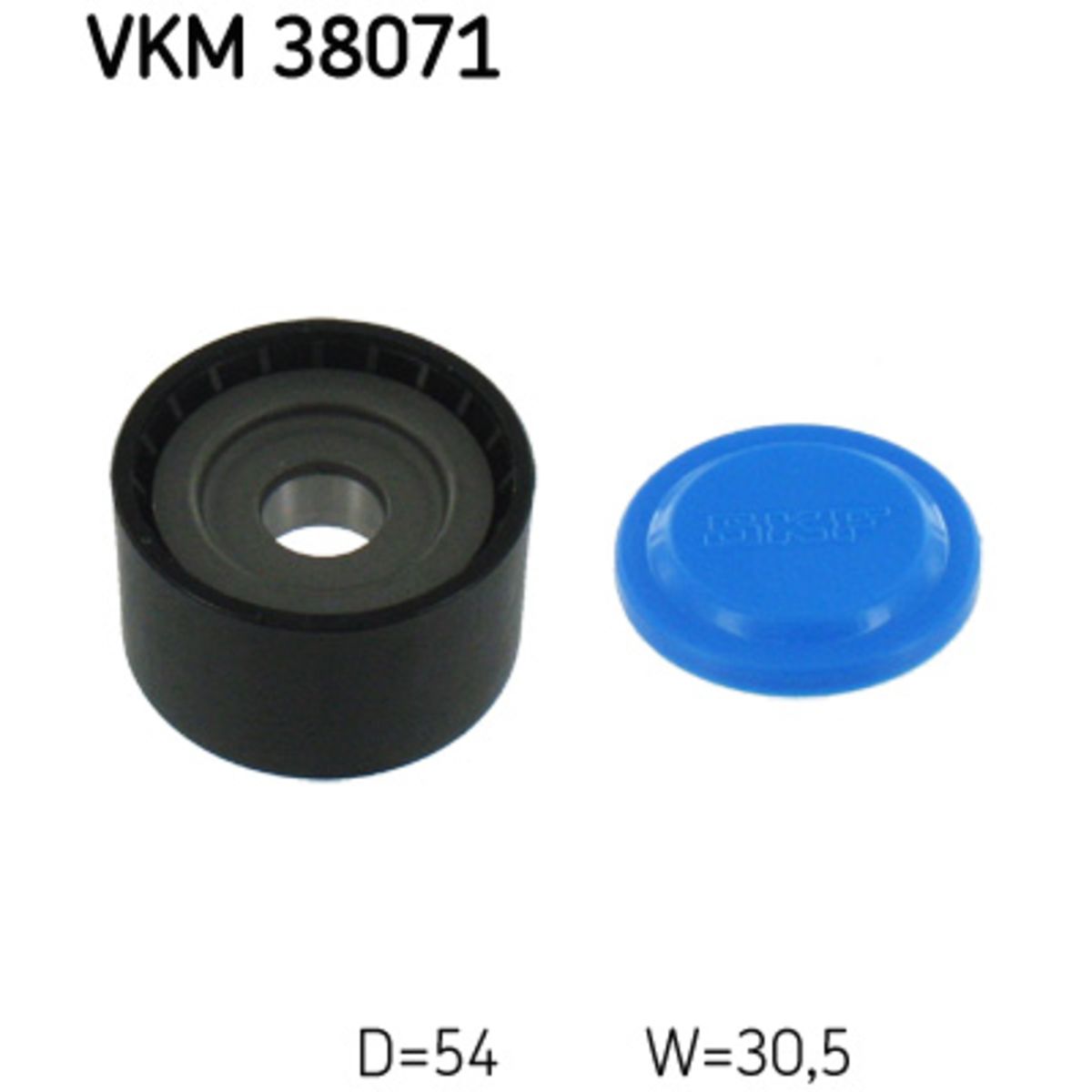 Image of Rondsel/geleiderpoelie, V-riem