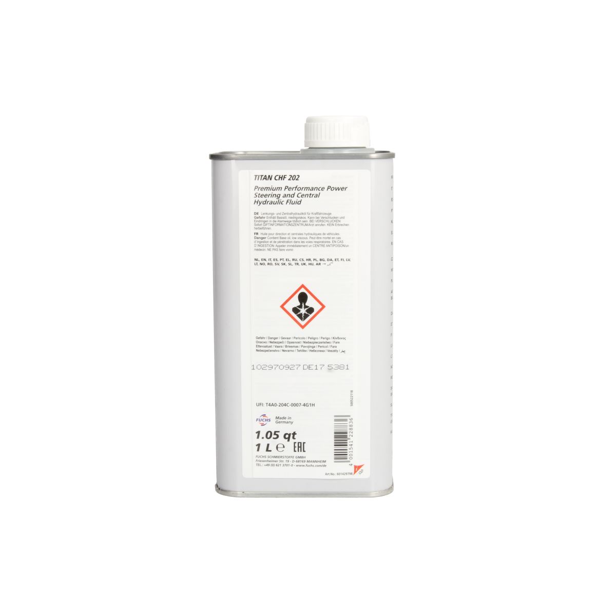 Olej do układu wspomagania FUCHS OIL TITAN CHF 202 - Sklep Inter Cars