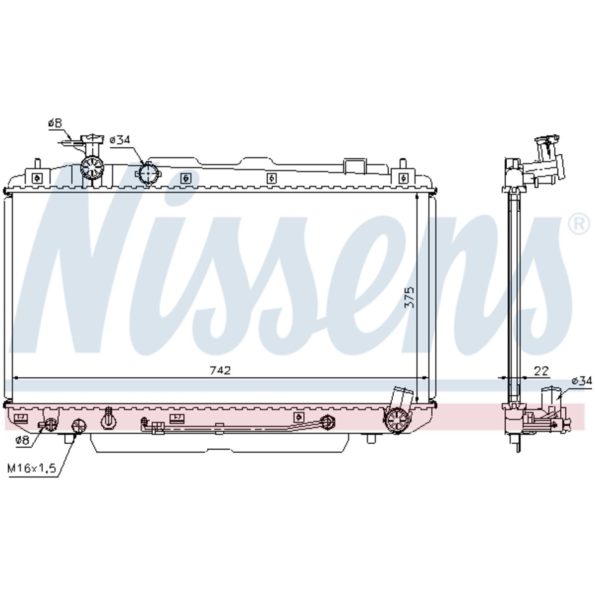 Image of Radiator, motorkoeling