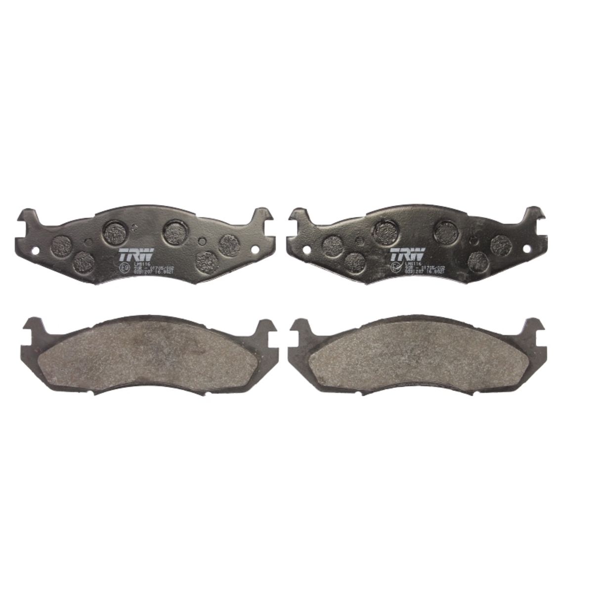 Trw Set Di Pastiglie Freno Gdb1207, Anteriore