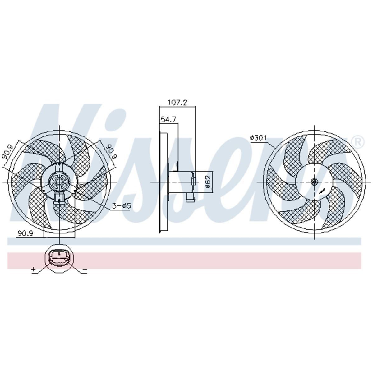 Nissens Ventilatore 850084