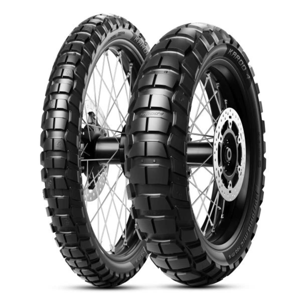 METZELER KAROO 4 110/80R19 Q59 TL, Pneu tout terrain Avant