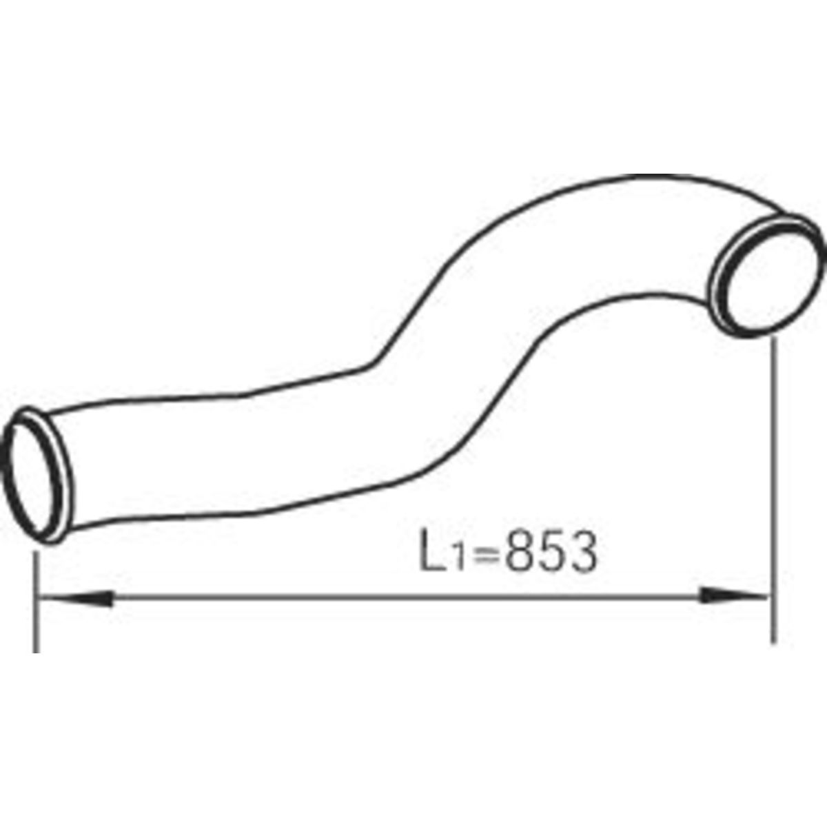 Dinex Uitlaatpijp 81717