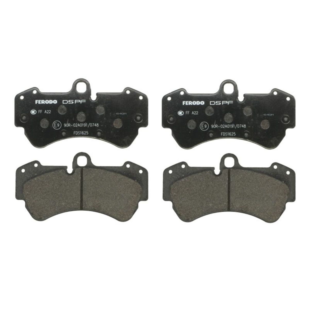 Jeu de plaquettes de frein FERODO Performance FDS1625, avant