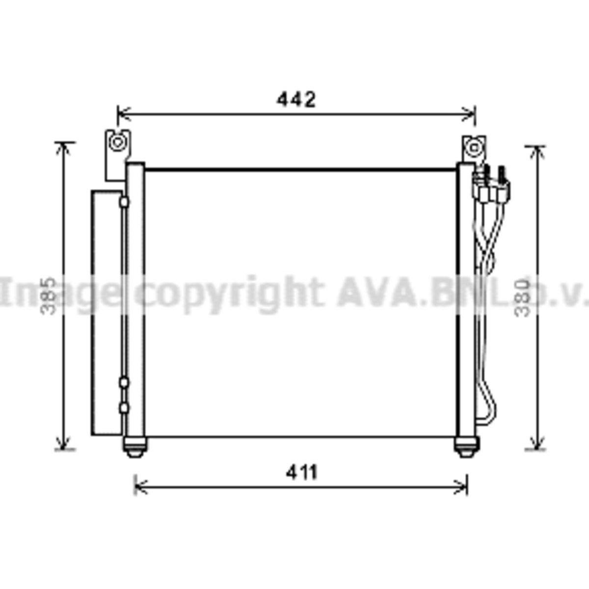 Image of Condensator, airconditioning   AVA