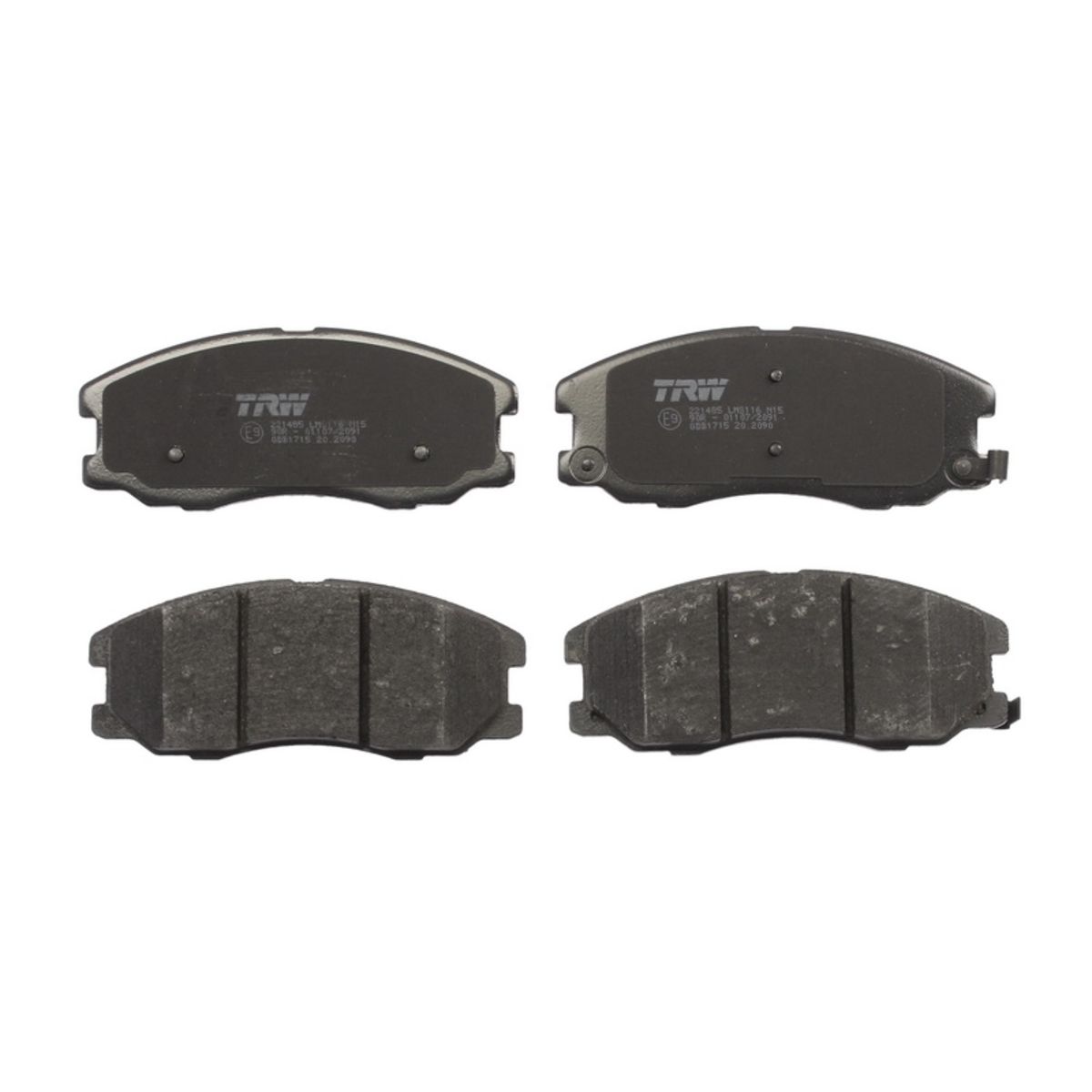 Trw Set Di Pastiglie Freno Gdb1715, Anteriore
