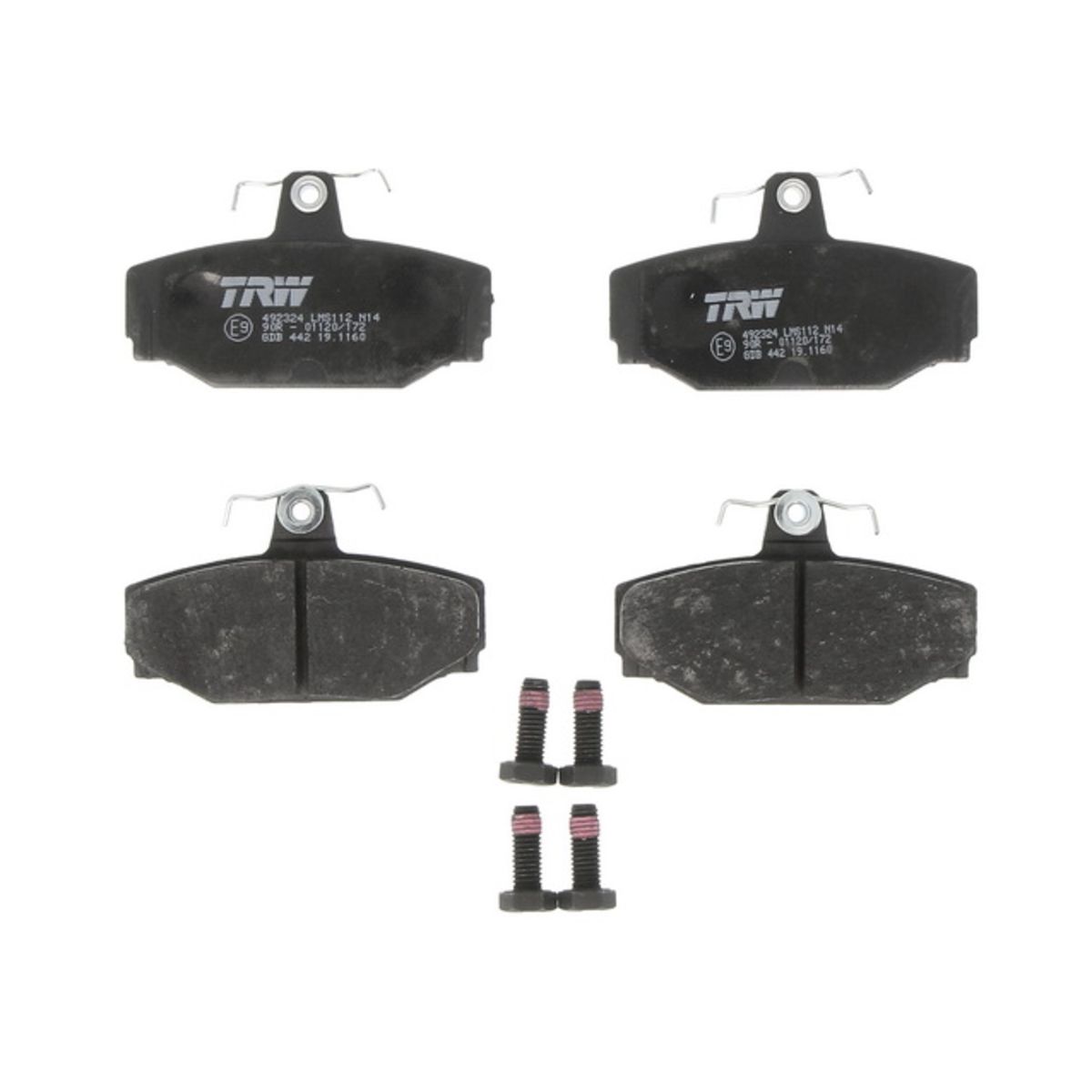 Trw Set Di Pastiglie Freno Gdb442, Posteriore