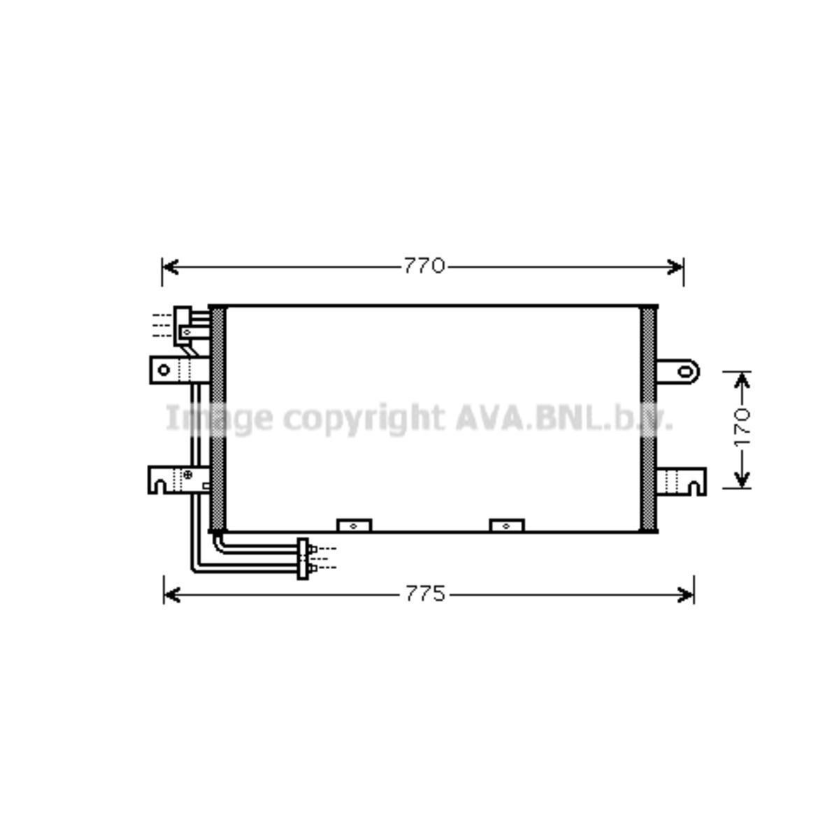 Image of Condensator, airconditioning