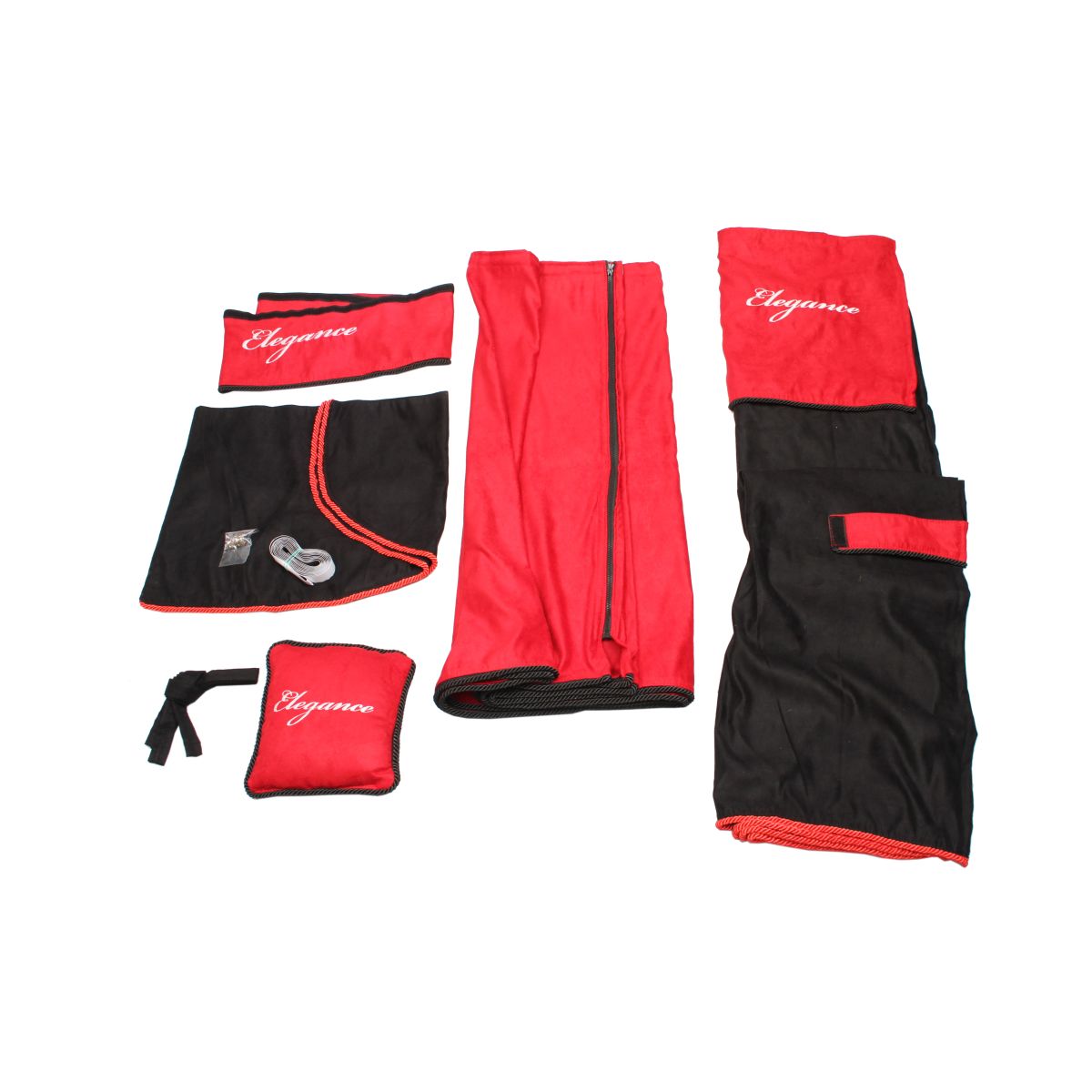 Gordijnen, cabine F-CORE F-CORE FC34 BLACK/RED