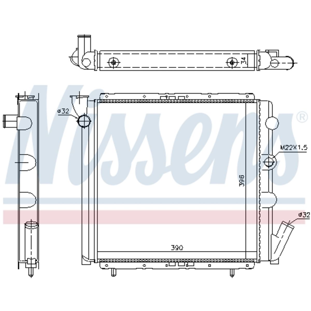 Image of Radiator, motorkoeling