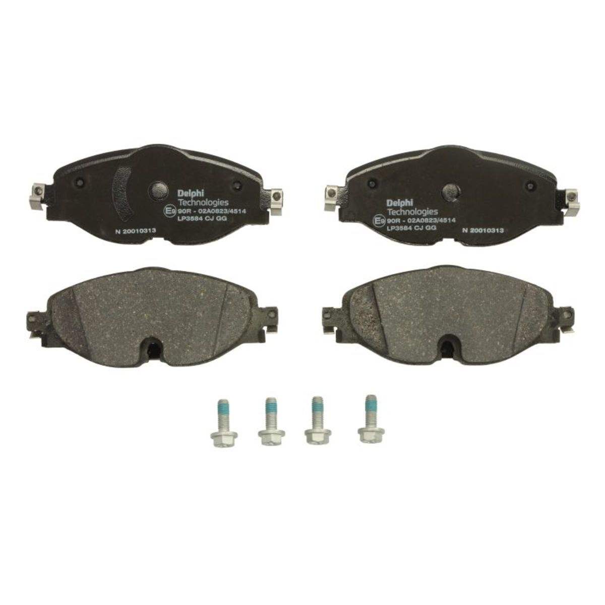 Set di pastiglie freno DELPHI LP3584, anteriore