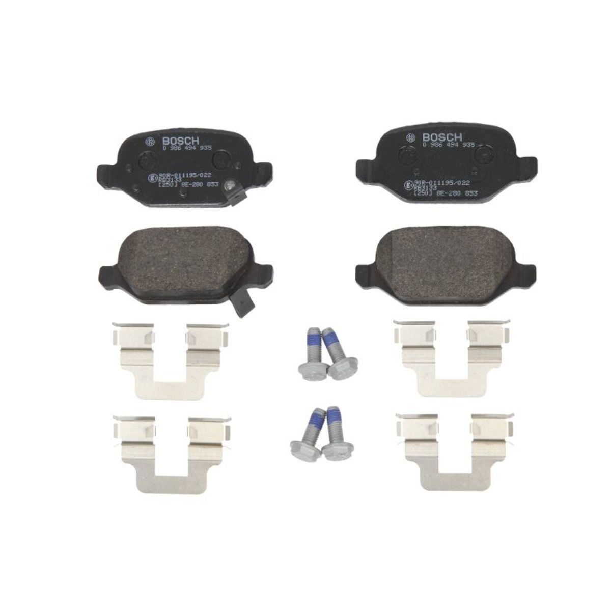 Bosch Jeu De Plaquettes De Frein 0 986 494 935, Arrière