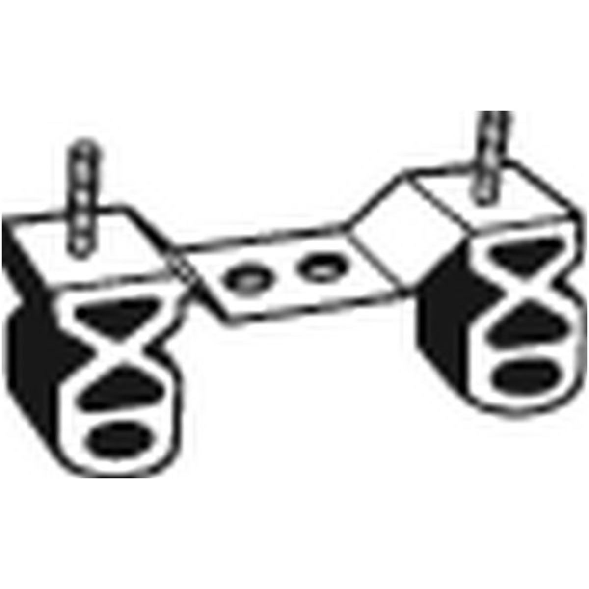 Image of Uitlaatsysteem, houder  255-516