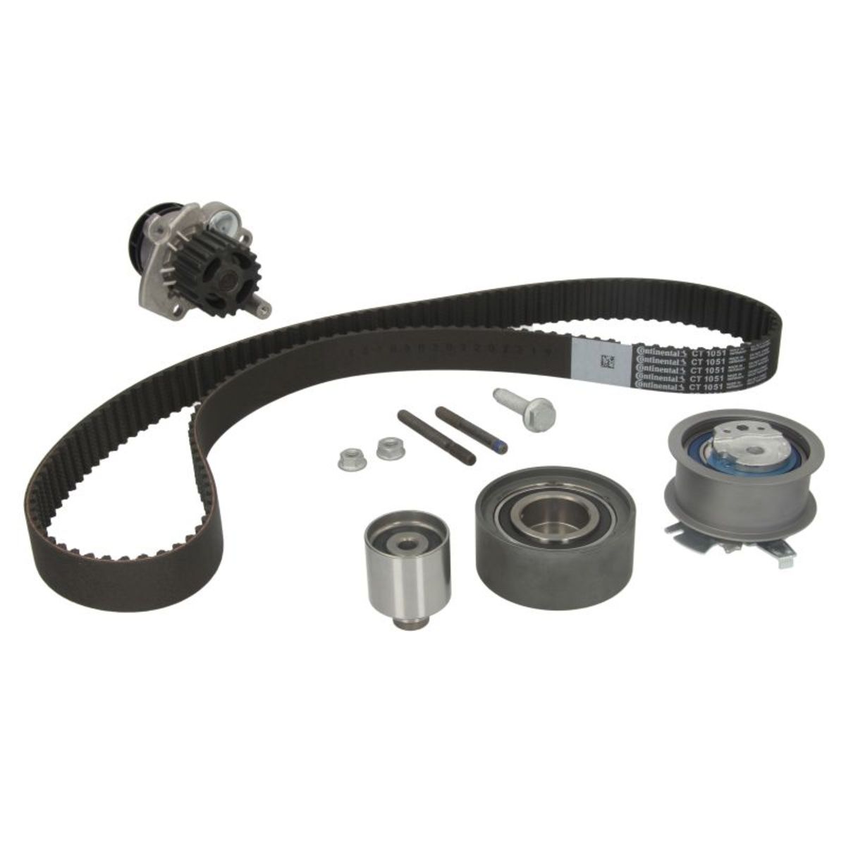 Image of Waterpomp+distributieriem set CONTINENTAL