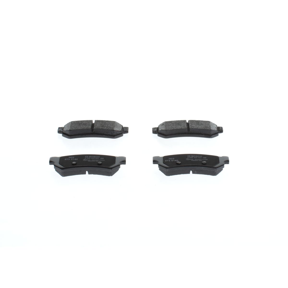 Bosch Jeu De Plaquettes De Frein 0 986 460 007, Arrière