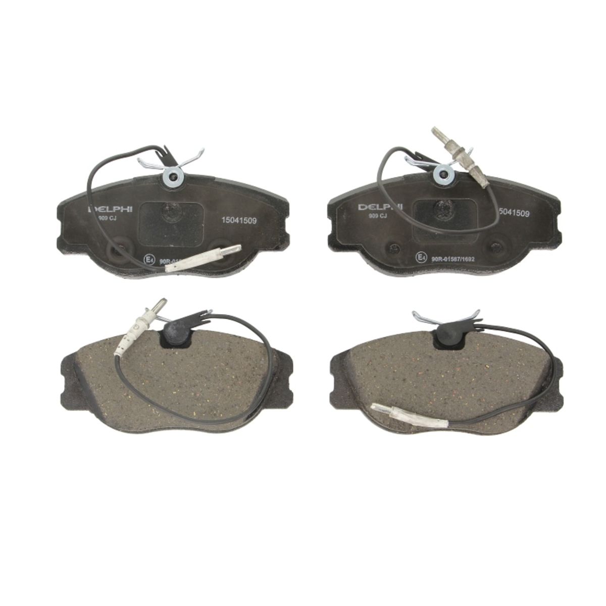 Delphi Jeu De Plaquettes De Frein Lp909, Avant